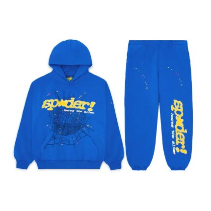 Sp5der TC Tracksuit Blue