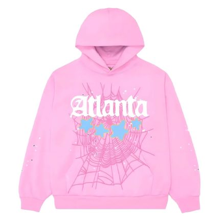 Sp5der Atlanta Hoodie Pink
