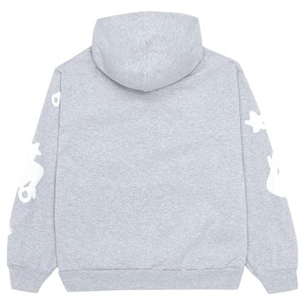 Sp5der Beluga Heather Grey Hoodie
