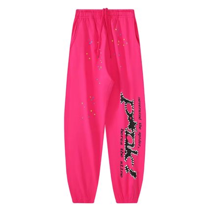 Sp5der Pink Sweatpants