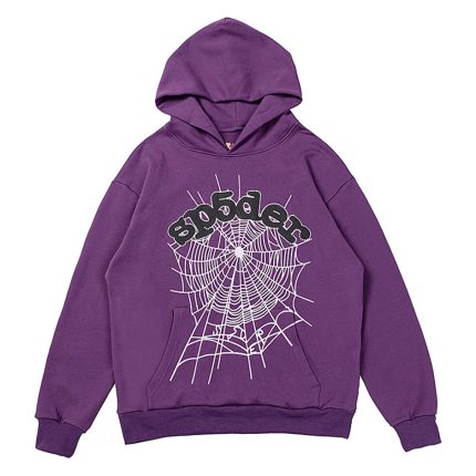Sp5der Web Purple Hoodie