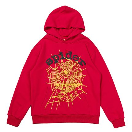 Sp5der Worldwide Red Angel Hoodie