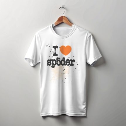 Sp5der I Heart SP5DER Tee Orange