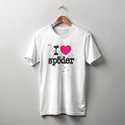 Sp5der I Heart SP5DER Tee Pink